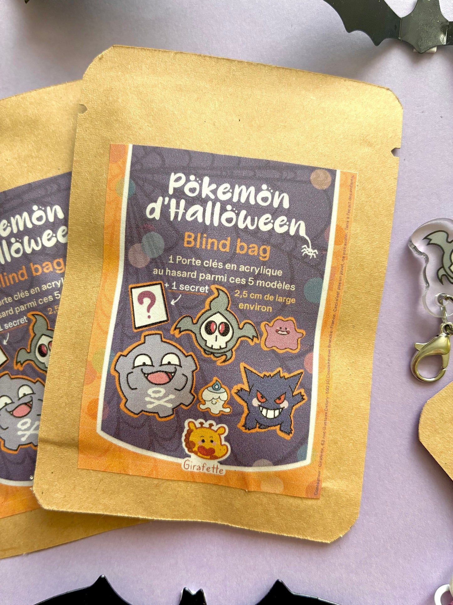 Porte clés mystère Pokémon d’Halloween