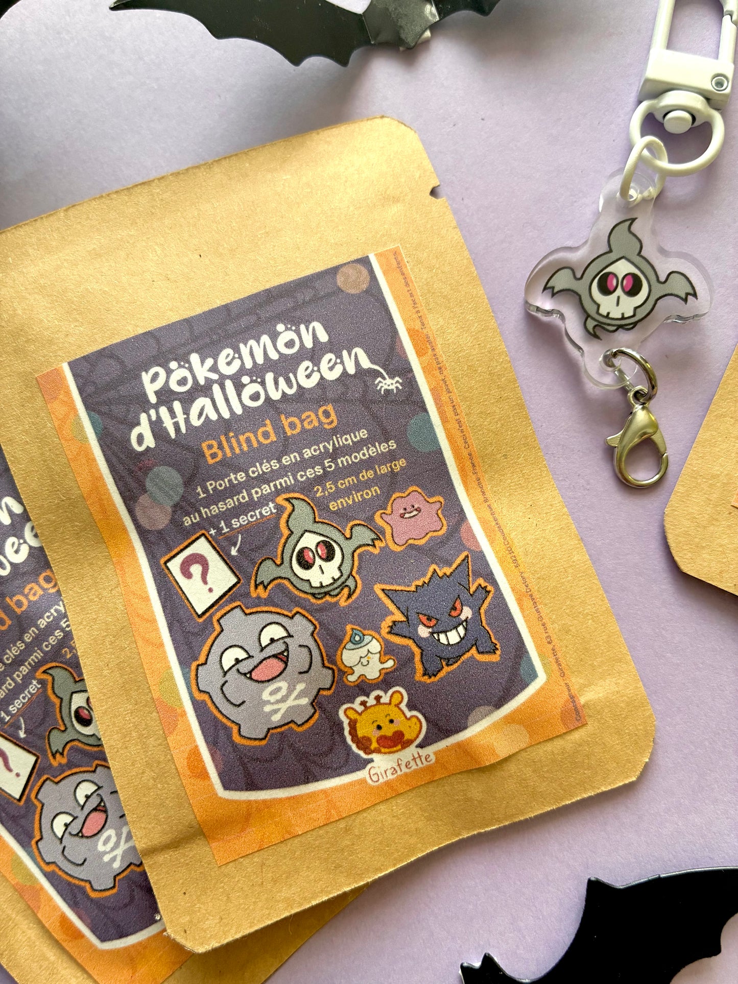 Porte clés mystère Pokémon d’Halloween