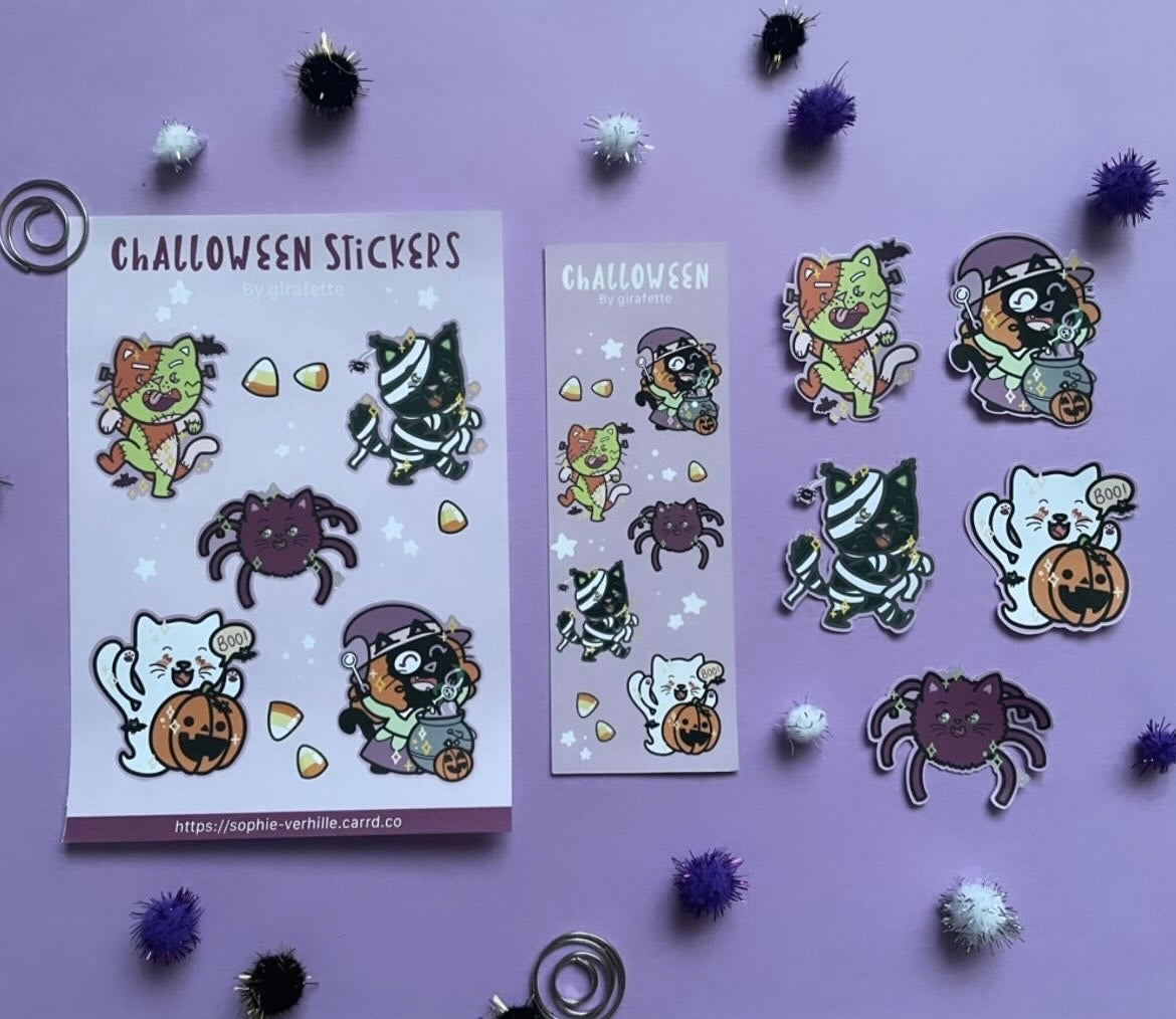 Stickers Challoween à l’unité