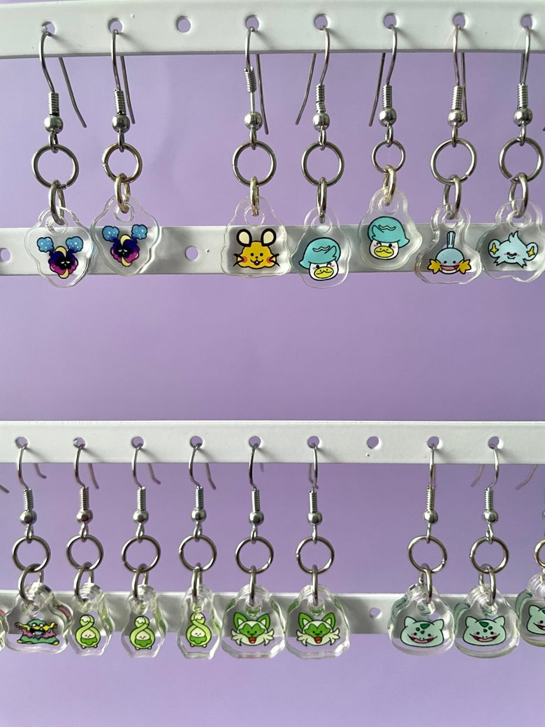 Boucles d’oreilles Pokémon