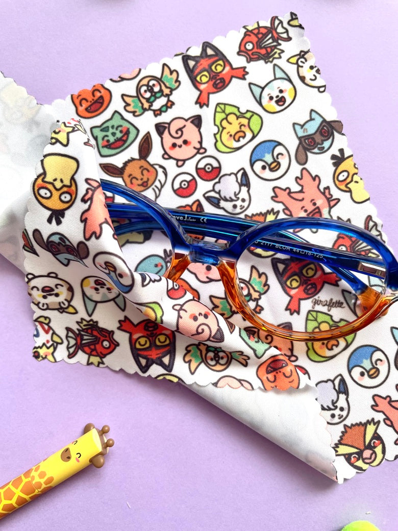 Essuie lunettes Pokémon