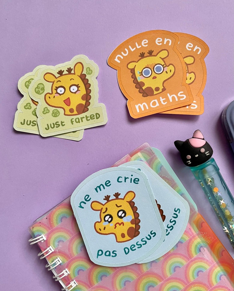 Stickers girafe
