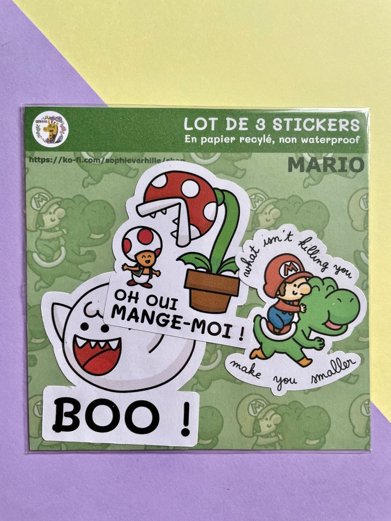 Stickers Mario