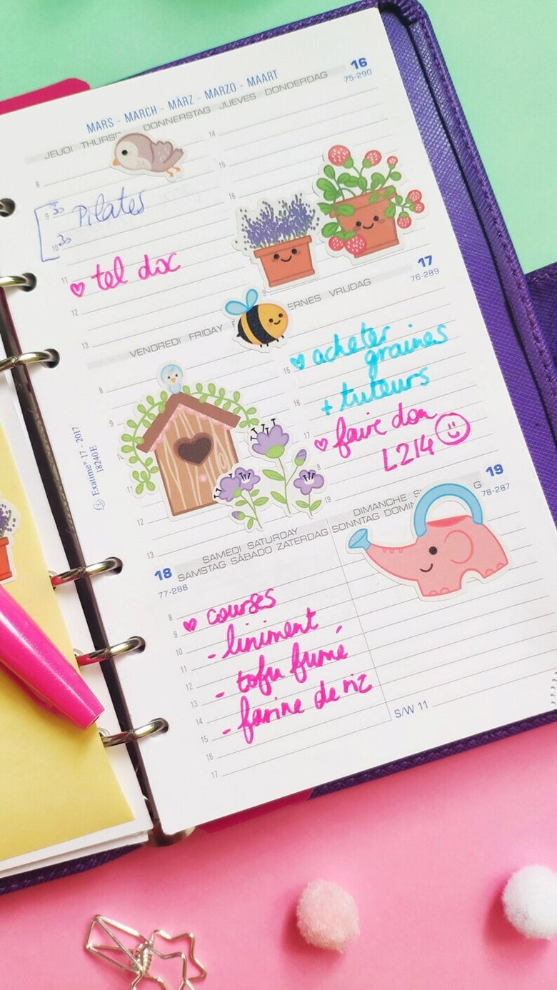 Planche de stickers Spring is coming
