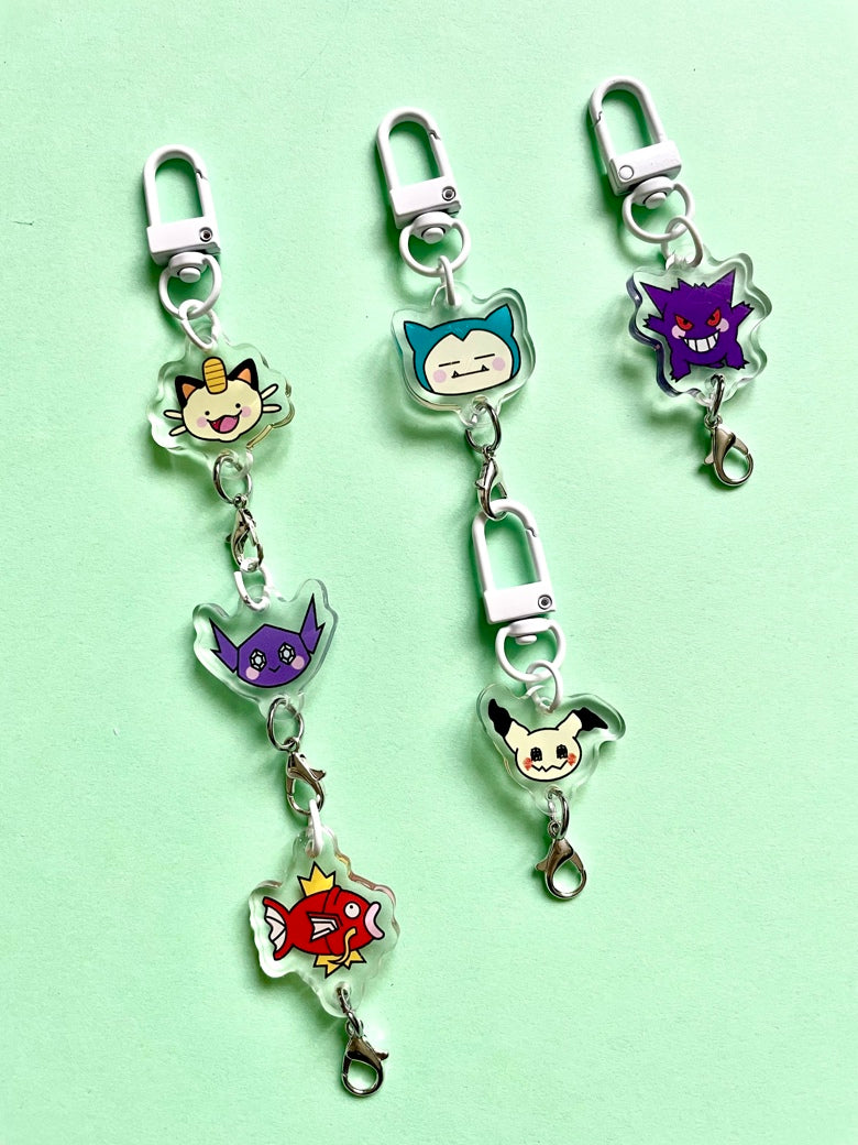Portes clés Pokémon série 1
