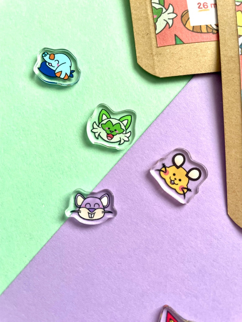 Blind bags pour porte clés Pokeball série 2