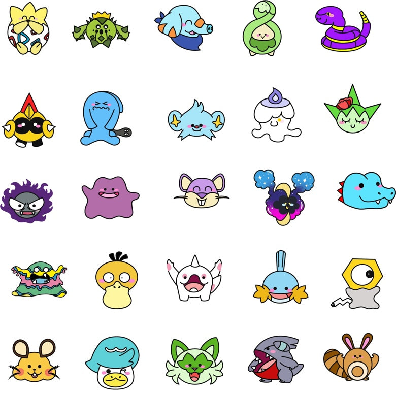 Blind bags pour porte clés Pokeball série 2