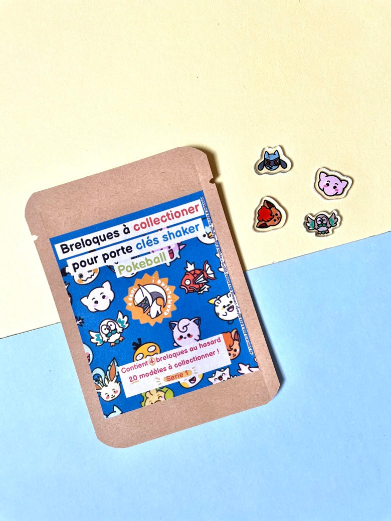 Blind bags pour porte clés Pokeball série 1