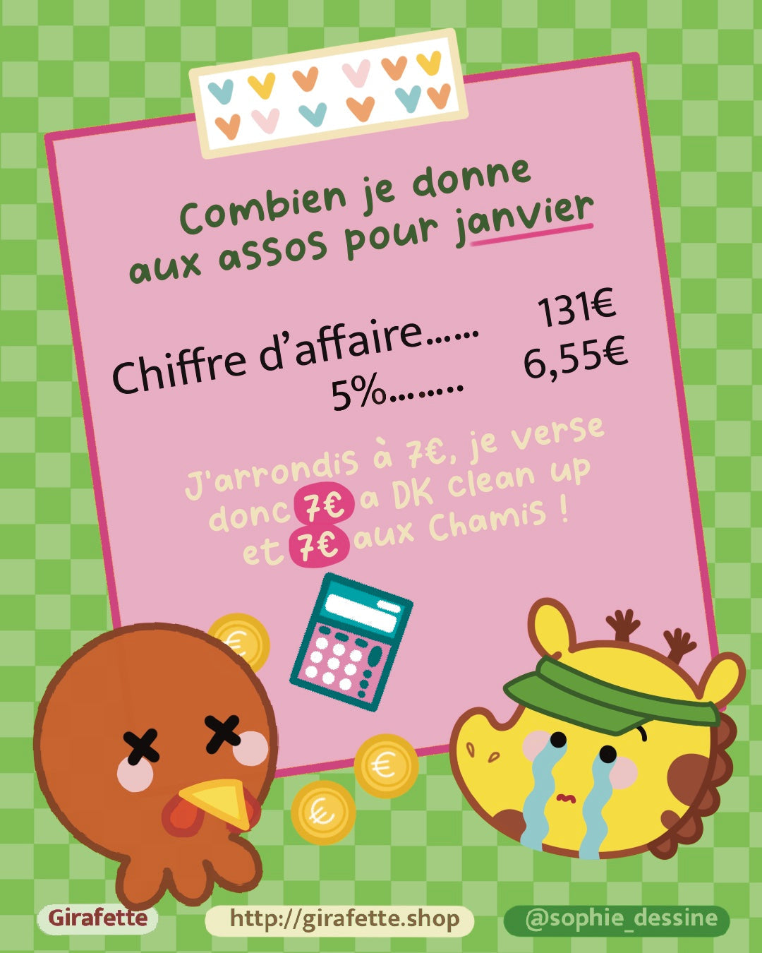 Dons assos janvier