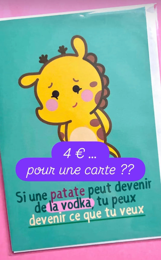 4€… pour une carte ?