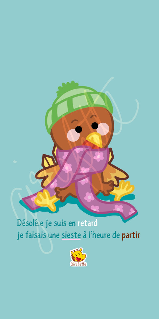 Fond d’écran pour téléphone portable « Sieste »