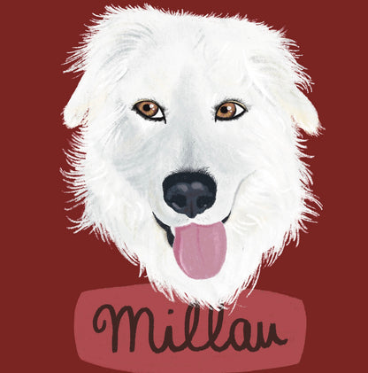 Portrait illustré de chien ou de chat