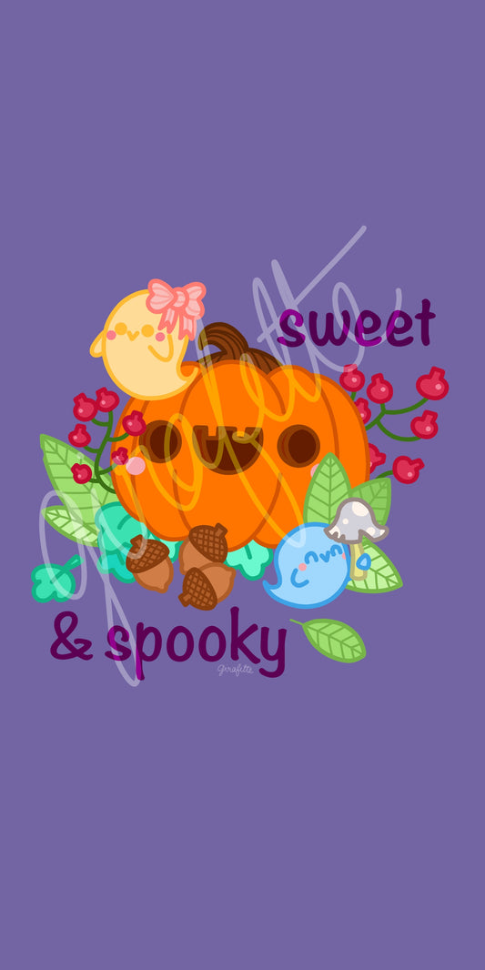 Fond d’écran pour téléphone portable Sweet and spooky violet