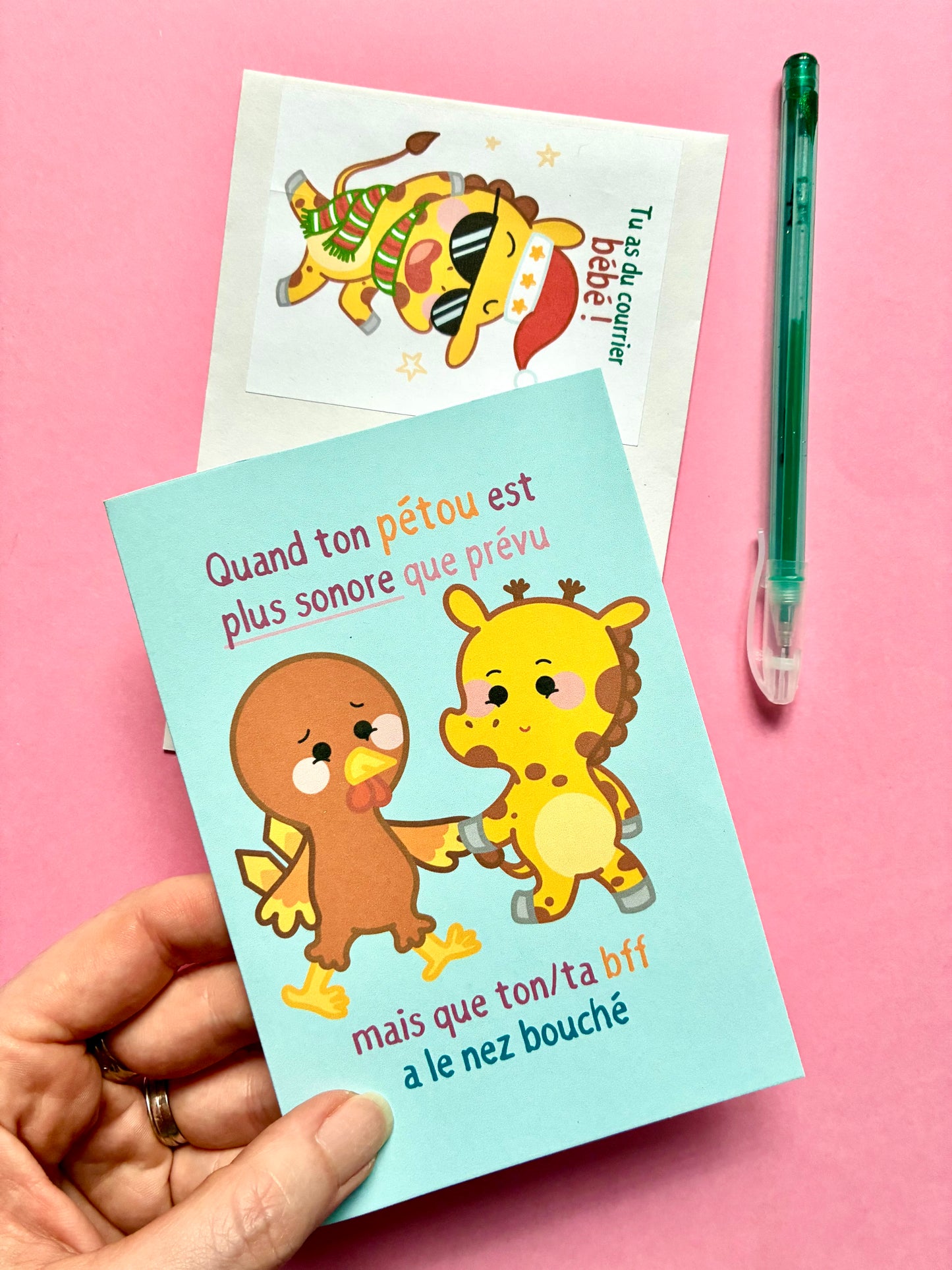 Carte «Quand ton Pétou est plus sonore que prévu»