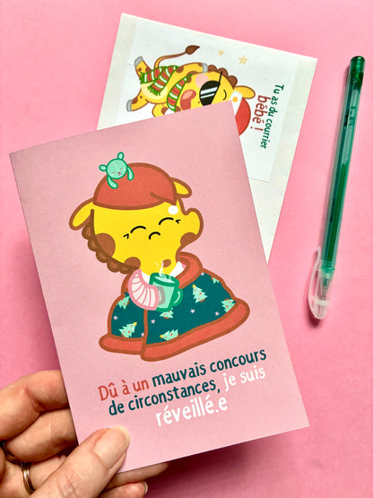 Carte « Dû à un mauvais concours de circonstances»