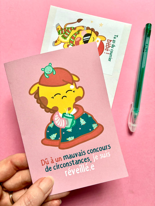 Carte « Dû à un mauvais concours de circonstances»