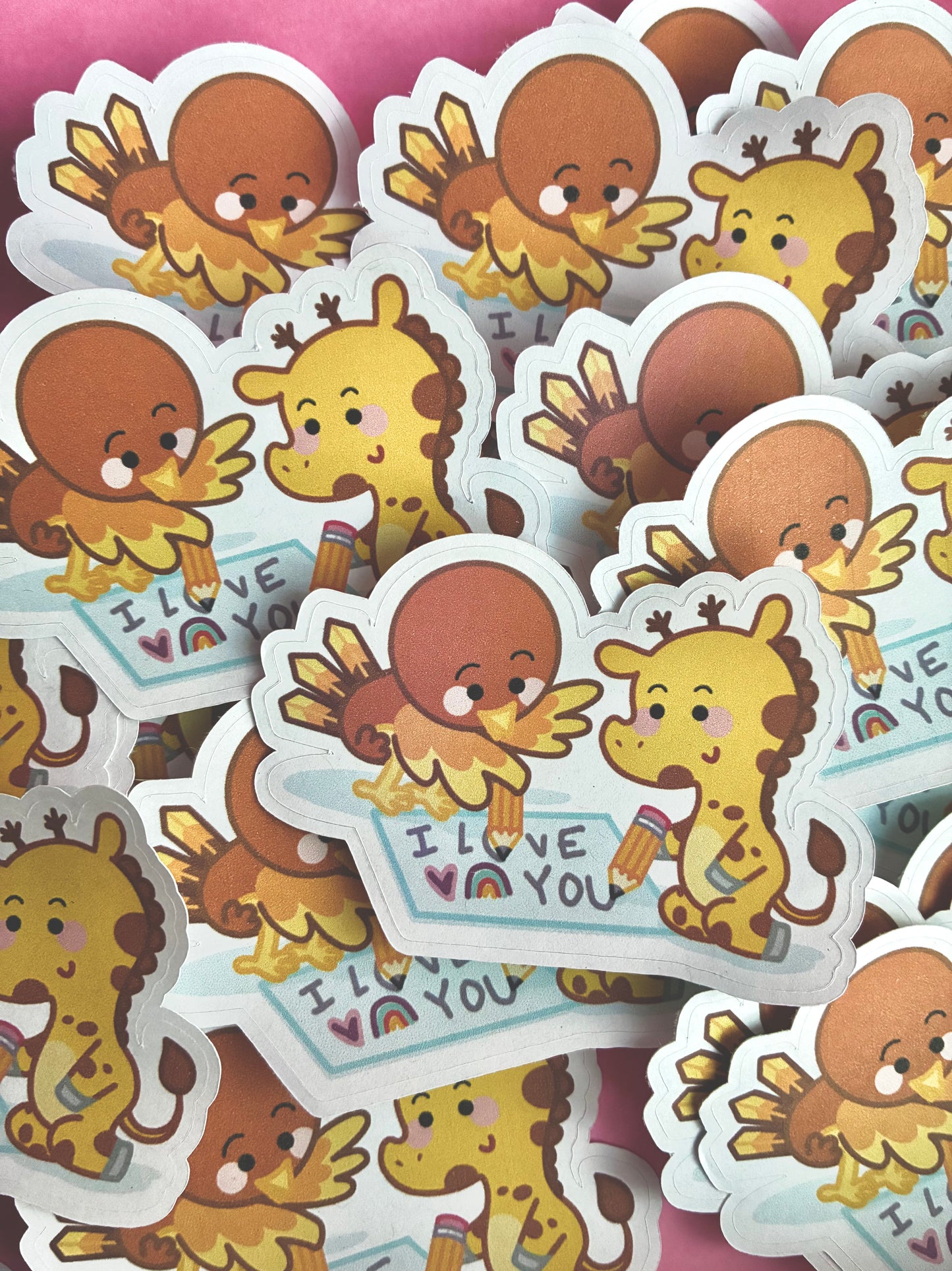 Sticker « I love you »