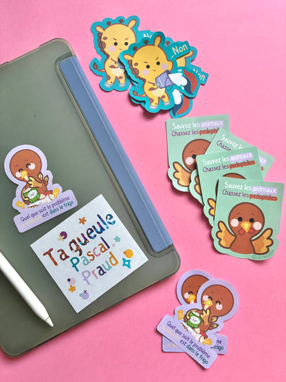 Sticker « Sauvez les animaux »