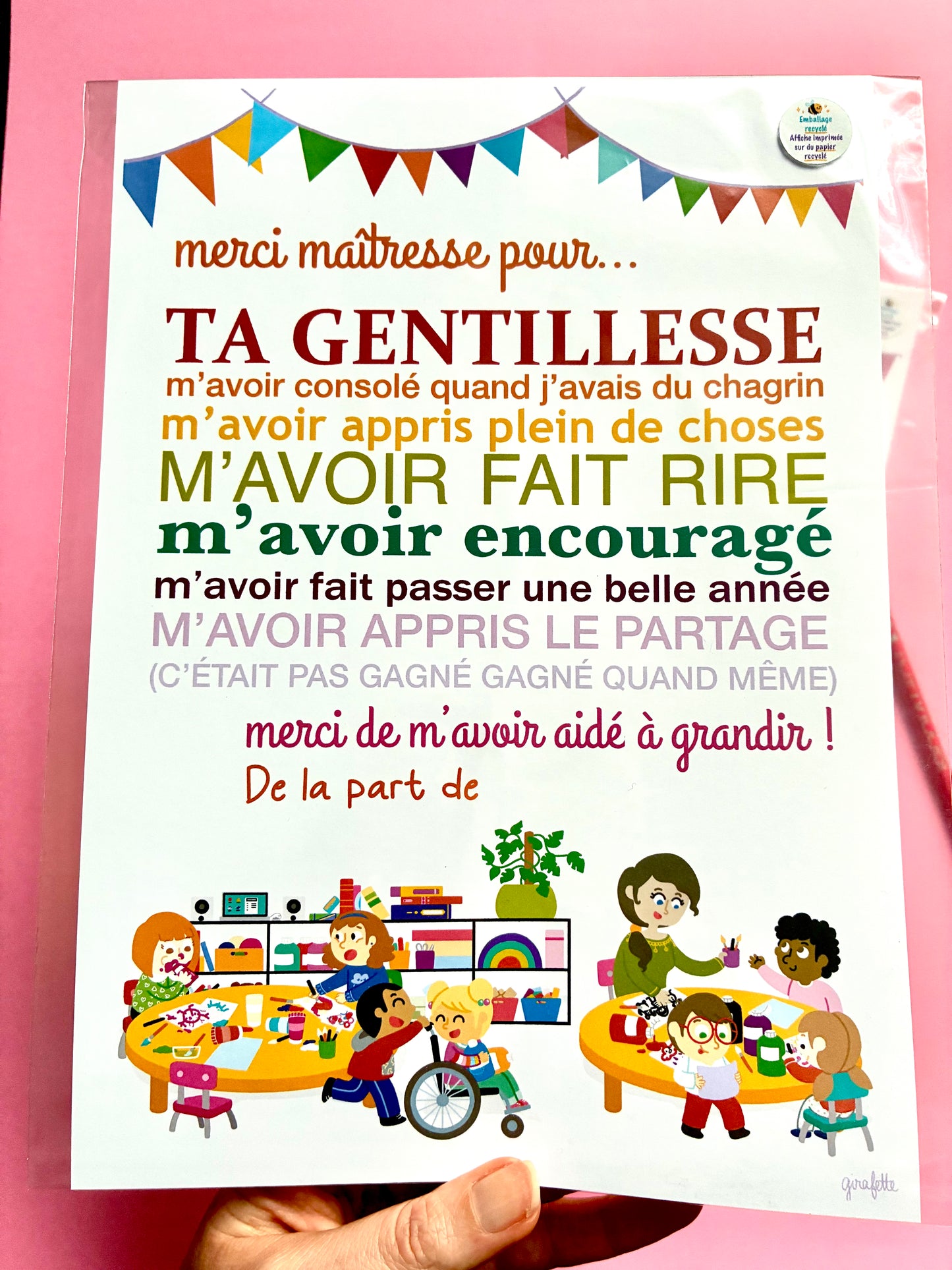 Affiche Merci maîtresse