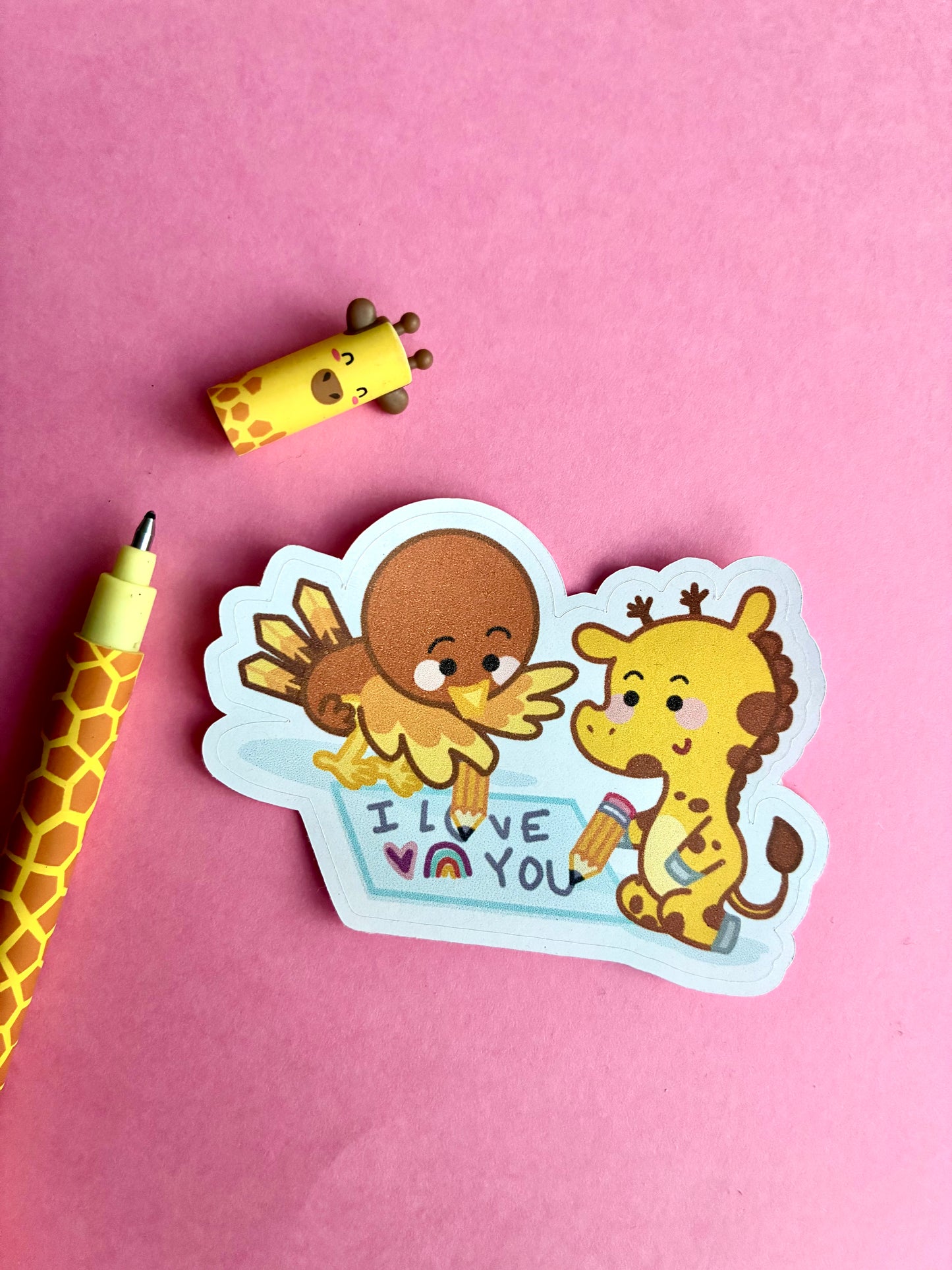 Sticker « I love you »