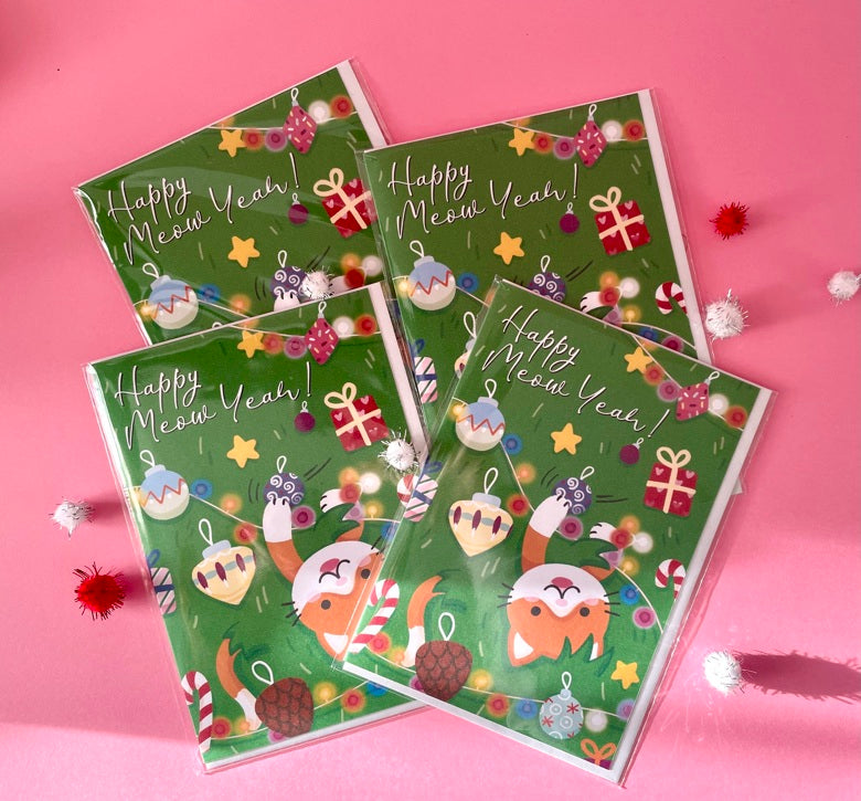 Carte Happy Meow Year !