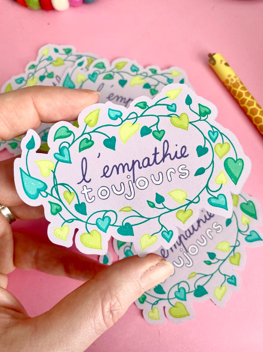 Sticker L’empathie, toujours