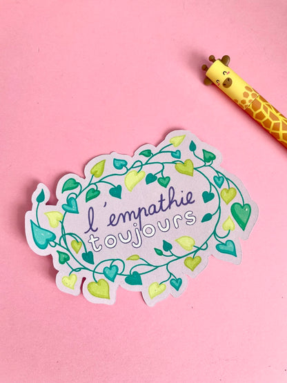 Sticker L’empathie, toujours