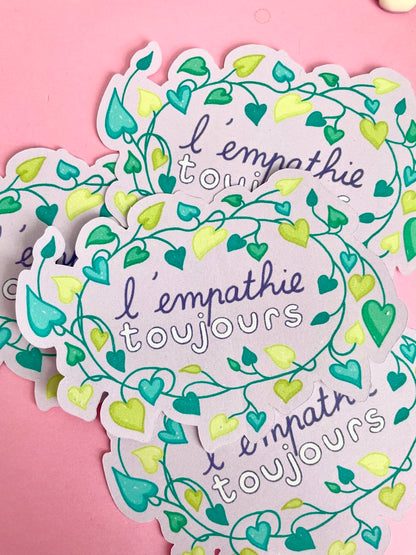 Sticker L’empathie, toujours
