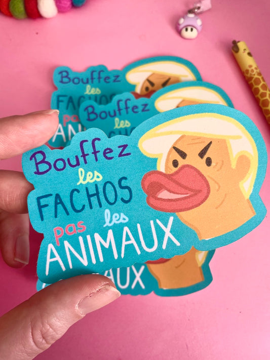 Sticker Bouffez les fachos