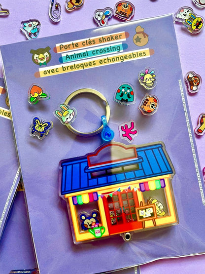Porte clés shaker Animal Crossing