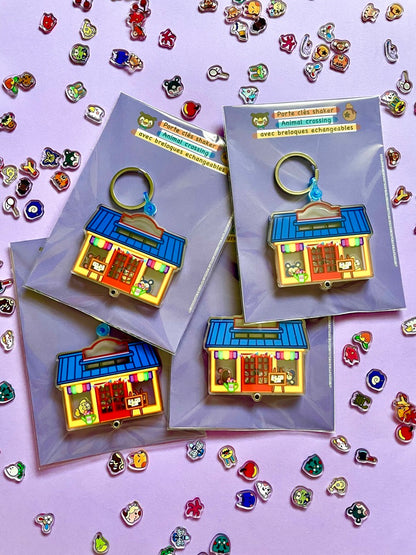 Porte clés shaker Animal Crossing