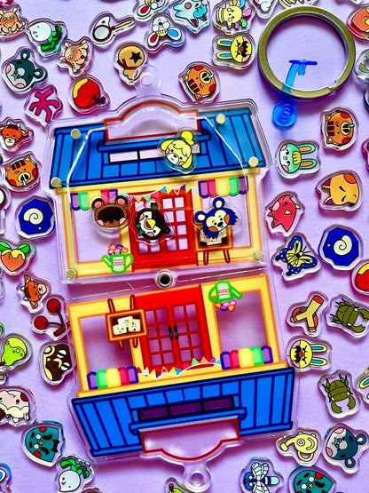 Porte clés shaker Animal Crossing