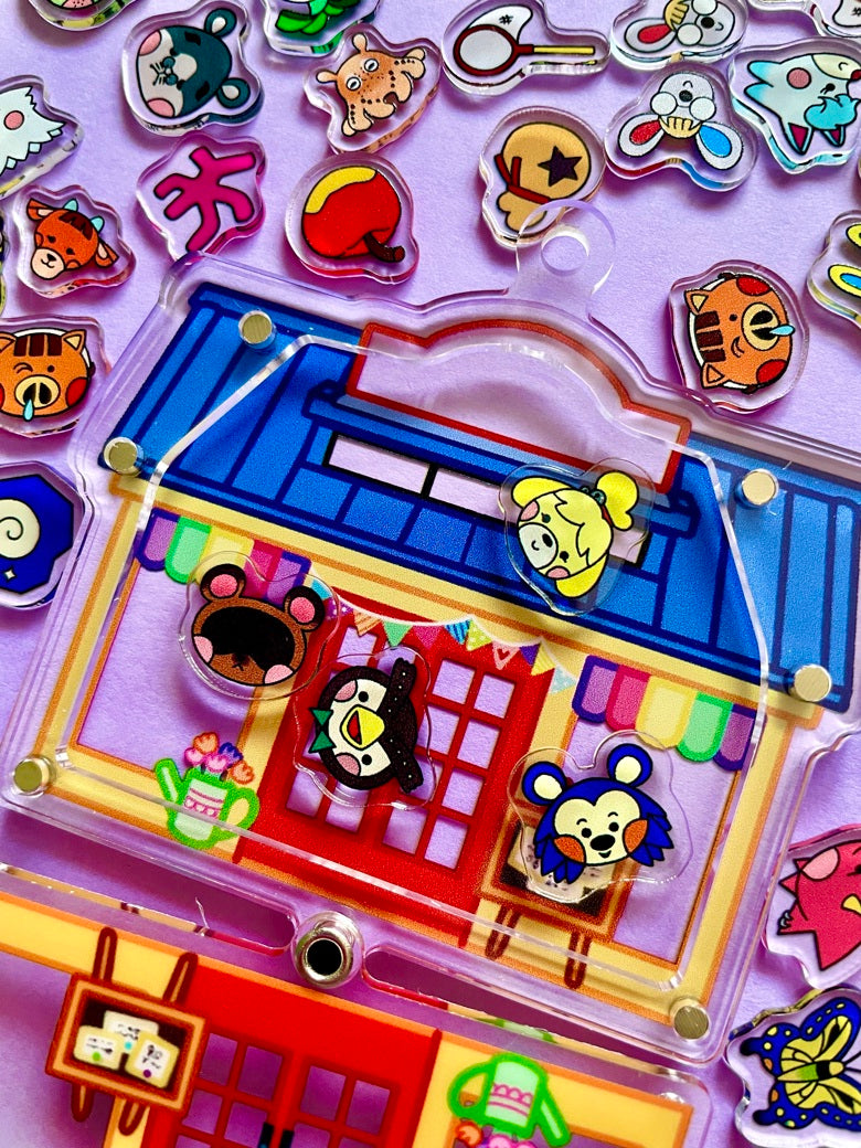 Porte clés shaker Animal Crossing