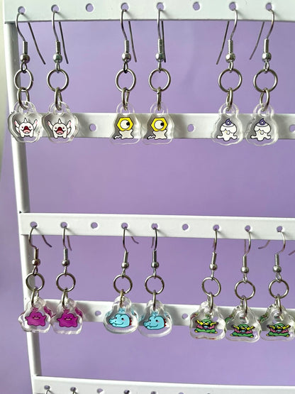 Boucles d’oreilles Pokémon