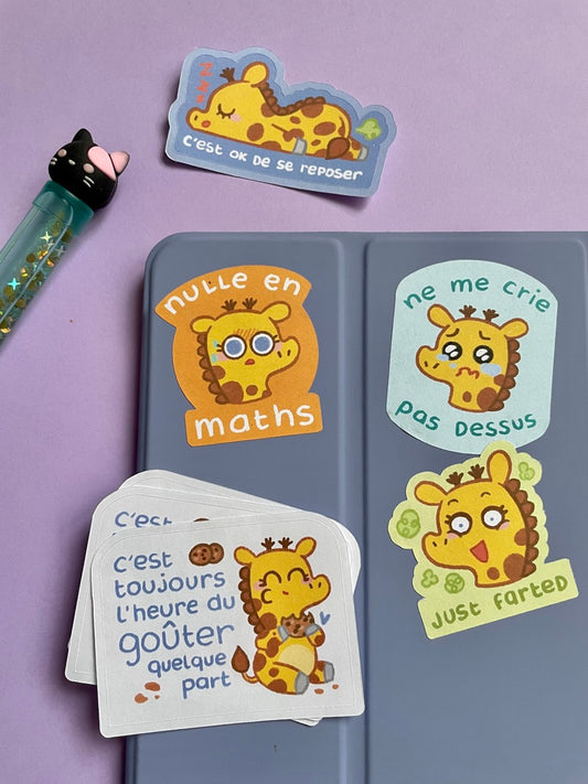 Stickers girafe