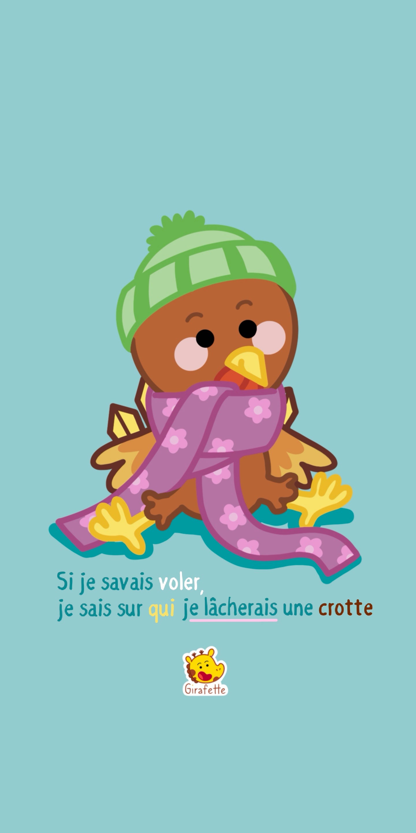 Fond d’écran pour téléphone portable « Crotte »