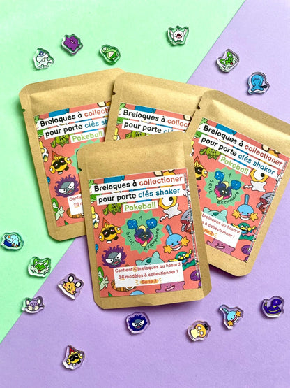 Blind bags pour porte clés Pokeball série 2