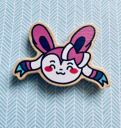 Pin’s en bois Evoli et ses évolutions