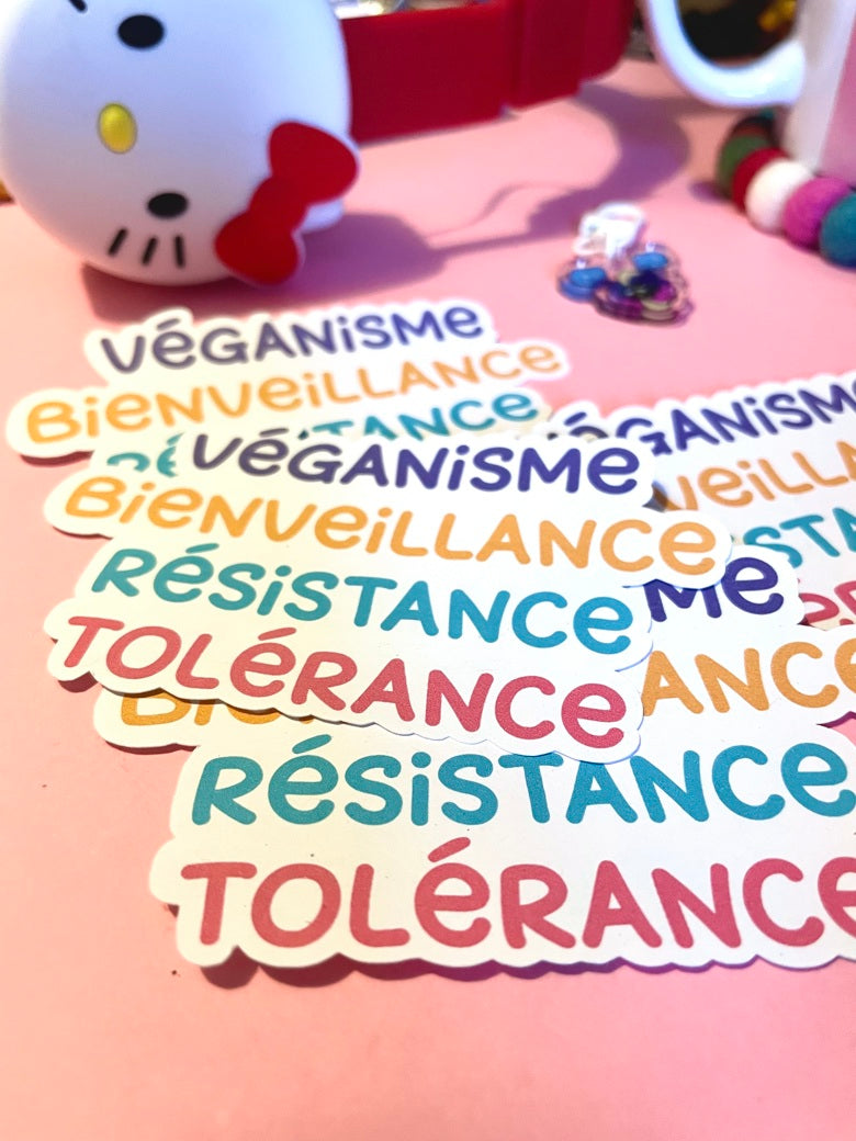 Sticker véganisme
